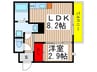 カーサグランデ本八幡 1LDKの間取り