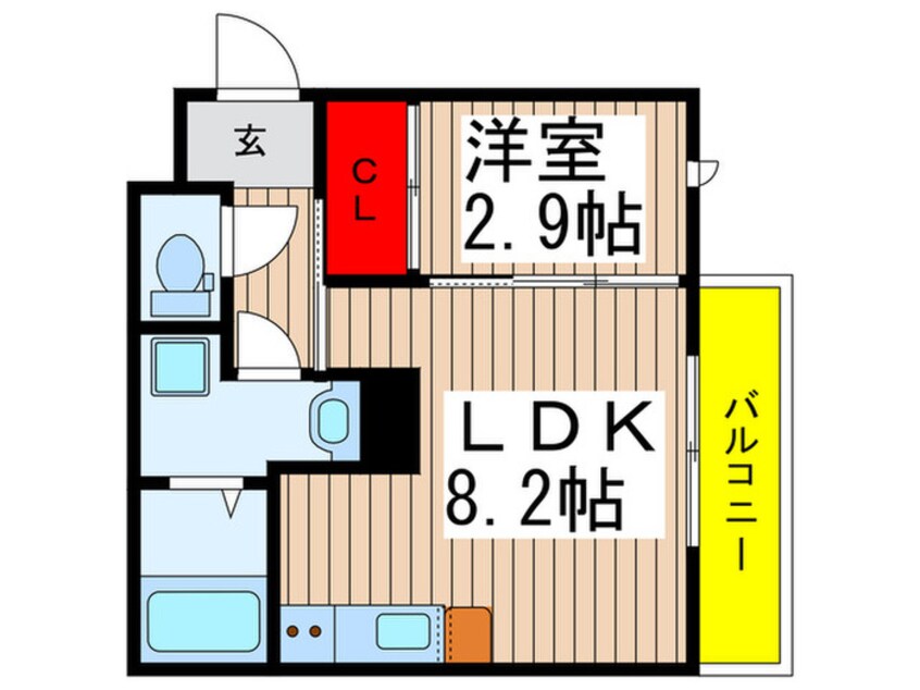 間取図 カーサグランデ本八幡