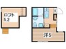 ＫＡＨＡＬＥ越谷 1Rの間取り