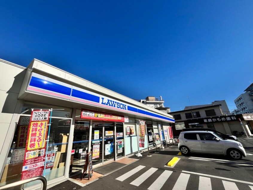 ローソン(コンビニ)まで150m ｼﾞｪﾉｳﾞｨｱ京成立石Ⅲｽｶｲｶﾞｰﾃﾞﾝ