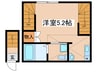 アークファースト町田 1Rの間取り