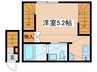 アークファースト町田 1Rの間取り