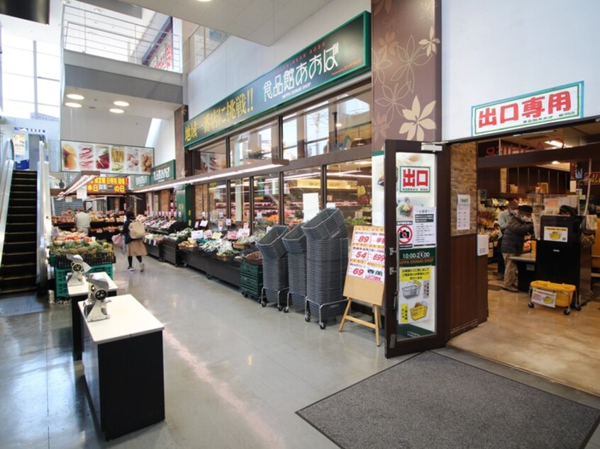 食品館あおば新羽店(スーパー)まで740m ｵｰｷｯﾄﾞﾚｼﾞﾃﾞﾝｽ港北綱島ｱﾈｯｸｽ