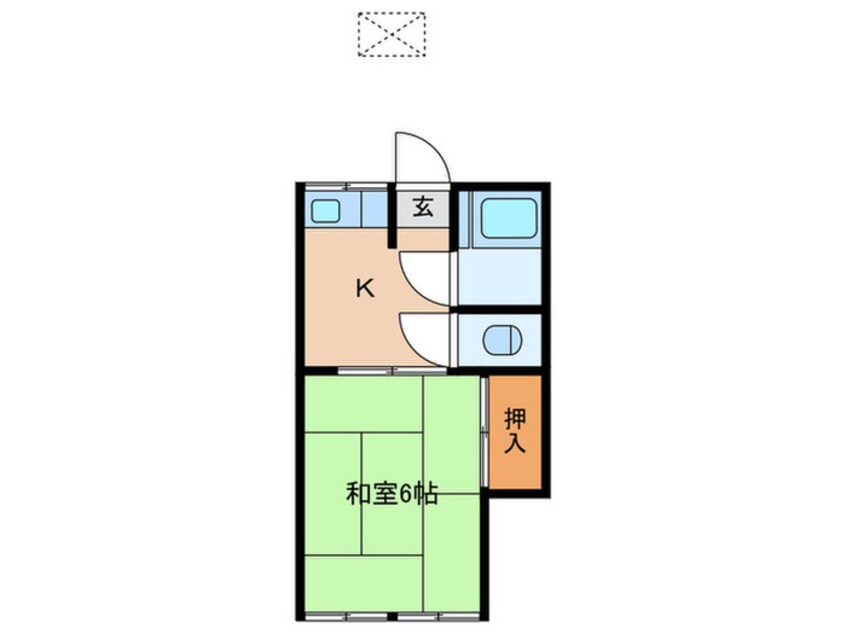 間取図 中丸コーポ