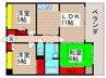 ソレーユ西船橋 3LDKの間取り