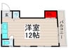 大栄コ－ポ 1Rの間取り