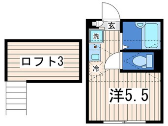 間取図 プライムテラス南太田Ｂ