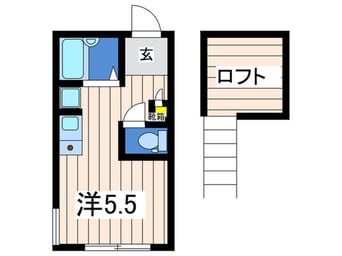 間取図 プライムテラス南太田Ｂ