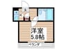 ジュネパレス新松戸第３６ 1Kの間取り