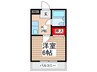 寿コーポ 1Kの間取り