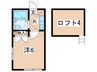 サンパレス相南 1Kの間取り