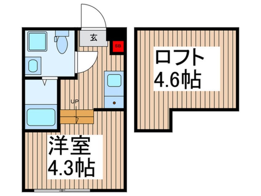 間取図 ヴィラ竹ノ塚