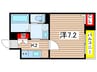 rh chiba 1Kの間取り