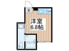 クレール保木間 1Rの間取り
