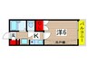 パルコ－ト稲毛Ⅱ 1Kの間取り