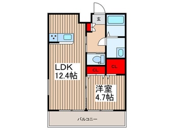 間取図 仮)キャメル東川口2丁目
