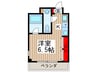 K.M BLDG 1Kの間取り