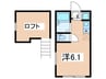 セントラルコート妙蓮寺 1Rの間取り