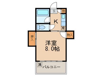 間取図 第二シルバーコーポ