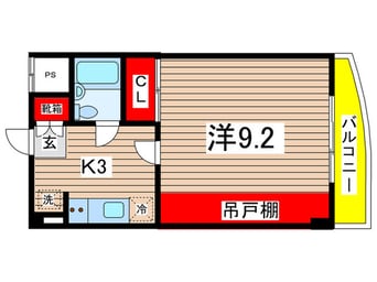 間取図 Ｔｓ ｇａｒｄｅｎ稲城