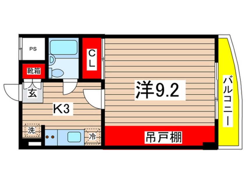 間取図 Ｔｓ ｇａｒｄｅｎ稲城