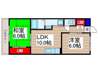 間取図 第２ノーブルハイツ