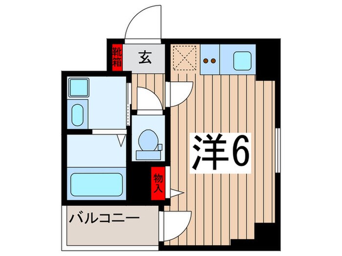 間取り図 グリフィン東銀座(803)