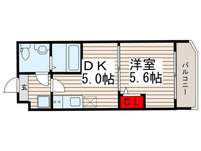 間取図 ペアパレス六町１号館