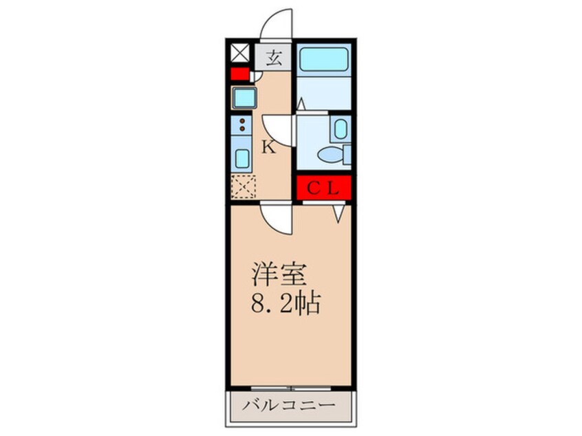 間取図 コスモリード蚕糸の森公園