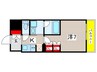 RJRプレシア菊川駅前 1Kの間取り