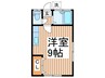 第よん小野荘 1Rの間取り