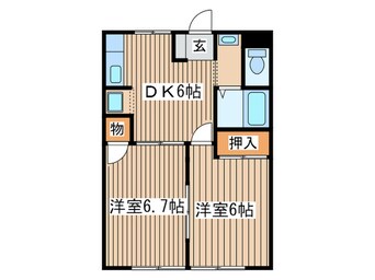 間取図 スカイハイツＡ棟