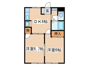 間取図 スカイハイツＡ棟