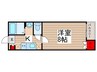 ロイヤルコート 1Kの間取り