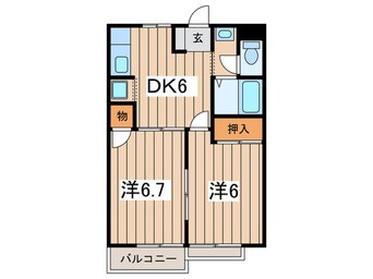 間取図 スカイハイツＢ棟