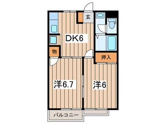 間取図 スカイハイツＢ棟