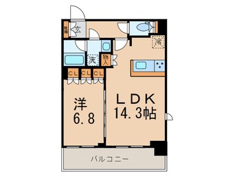 間取図 コンフォリア品川イースト