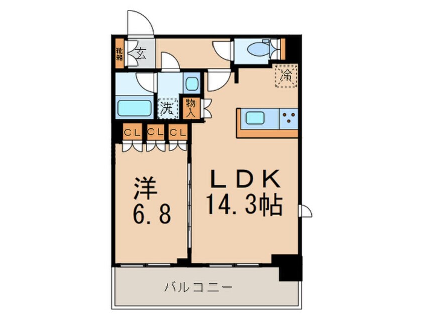 間取図 コンフォリア品川イースト