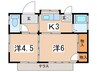 佐川貸家No.8 2Kの間取り