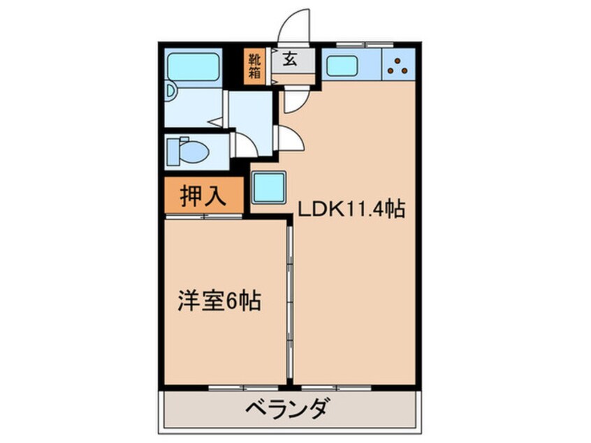 間取図 マルシンハイツ