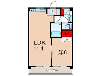 間取図 マルシンハイツ