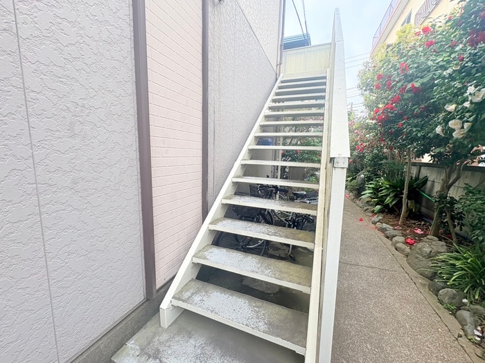 エントランス部分 リバ－サイドハイツ西村Ｂ棟