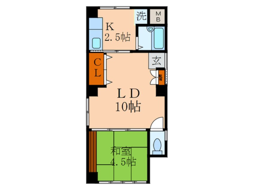 間取図 柏原ビル