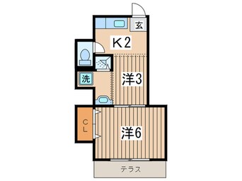 間取図 ハイム豊岡