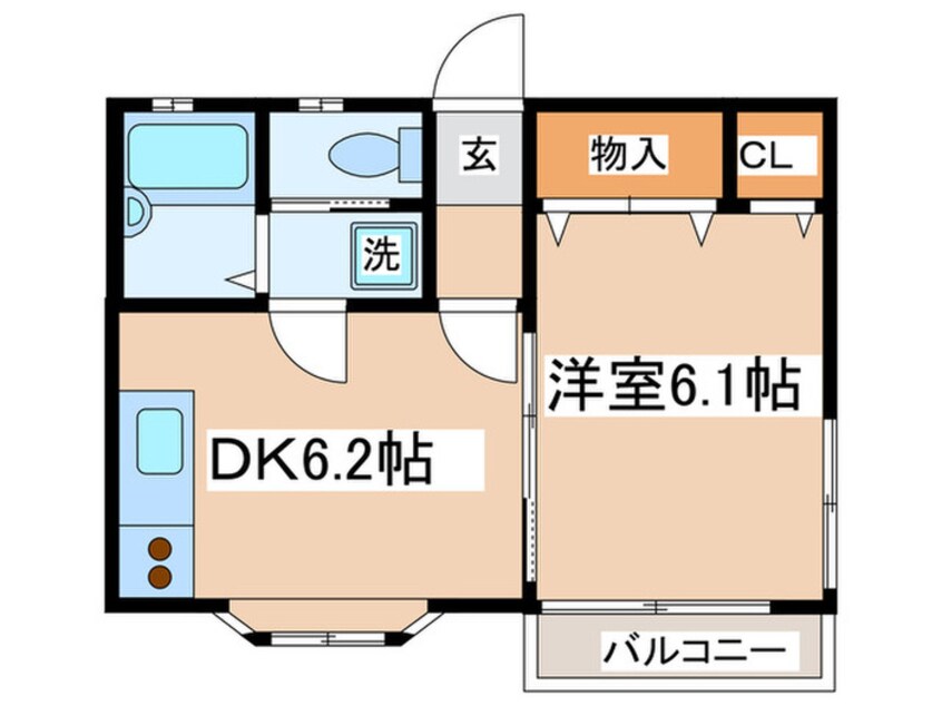 間取図 パストラルいしい２