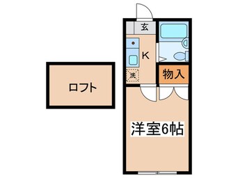 間取図 ロフトハウス銀河