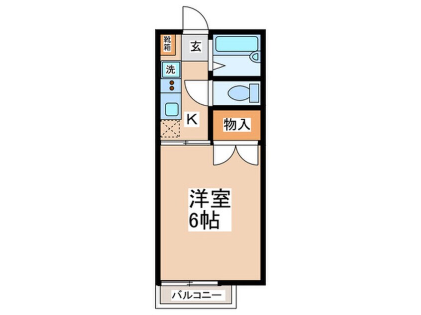 間取図 ｻﾝﾗｲｽﾞｳﾞｨﾗ