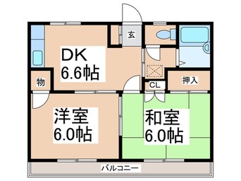 間取図 ハイツ平本