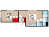 セレナ南千住 1LDKの間取り