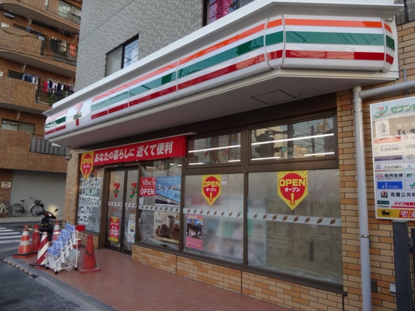 セブンイレブン　横浜鶴見仲通店(コンビニ)まで454m シ－サイドテラス